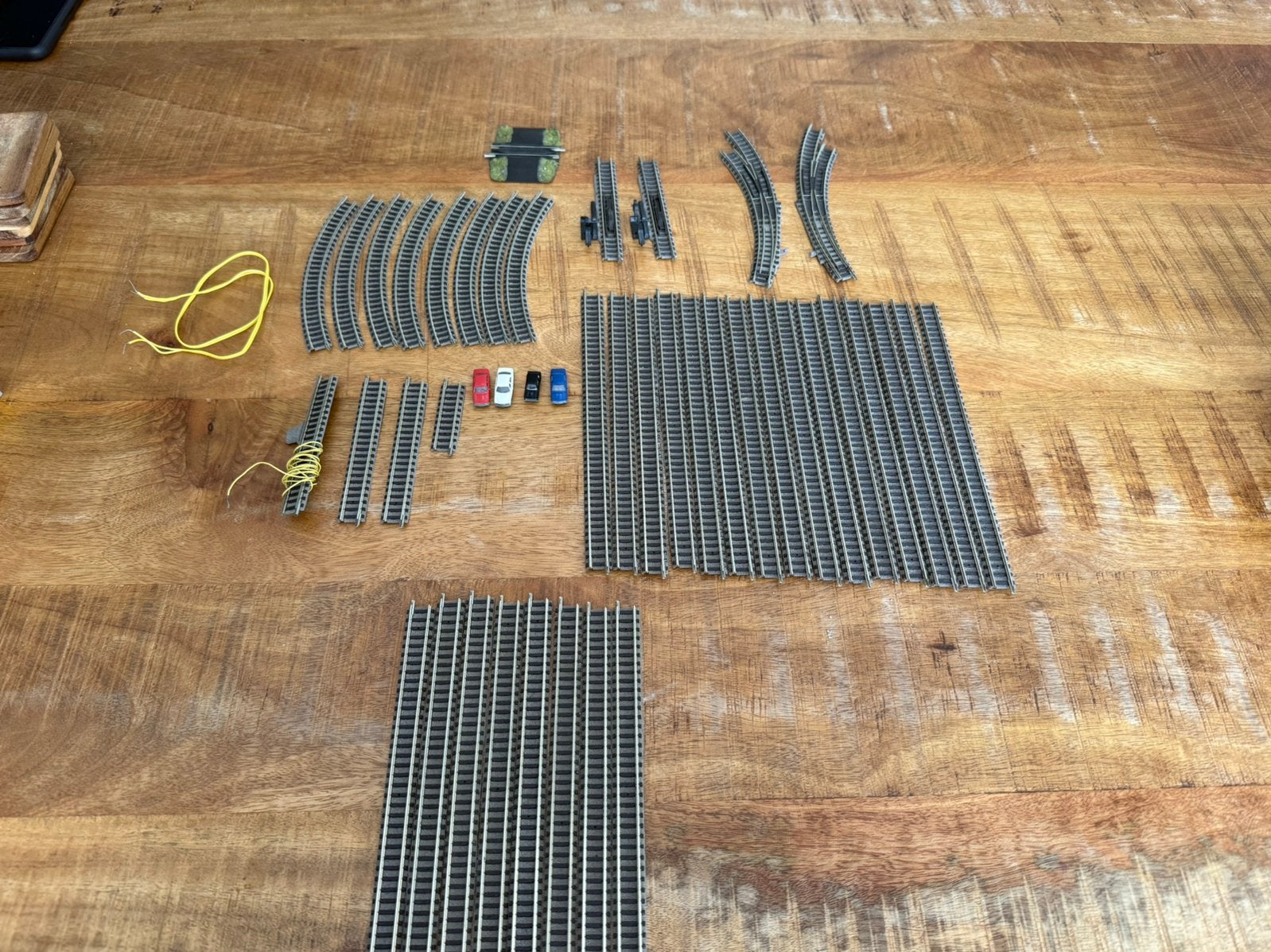 Fleischmann N piccolo Rails set mooie staat N spoor, Gelijkstroom, Fleischmann, Rails, Ophalen of Verzenden