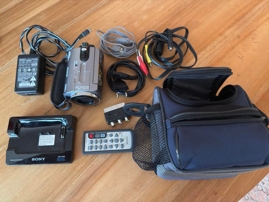 Sony DCR-SR52 HDD Camcorder - Complete Set, Audio, Tv en Foto, Videocamera's Digitaal, 20x of meer, Ophalen of Verzenden, Sony
