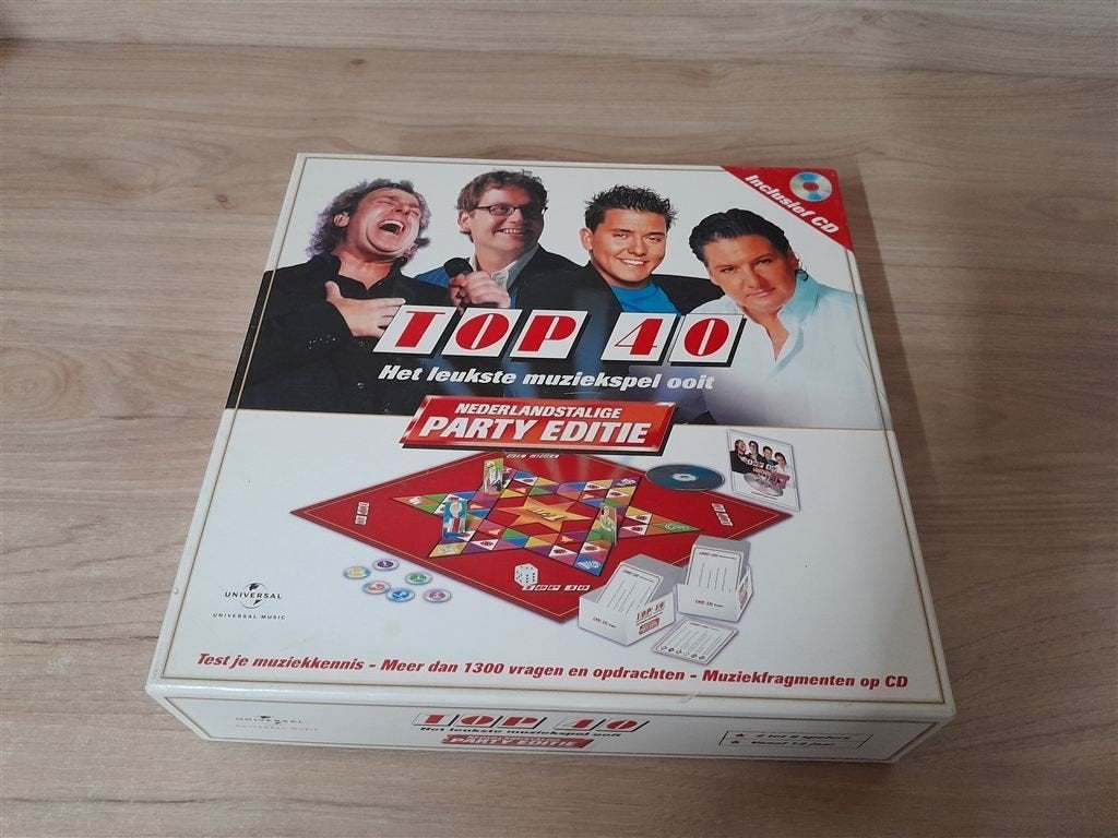 Top 40 spel - party editie - s5337, Hobby en Vrije tijd, Verzenden, Zo goed als nieuw