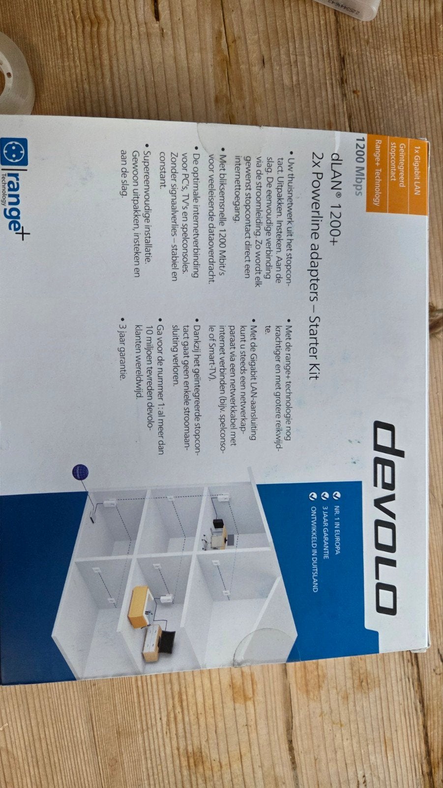 Devolo dLAN 1200+ Powerline LAN Starter Kit, Computers en Software, Powerlines, Ophalen of Verzenden, Zo goed als nieuw, Devolo