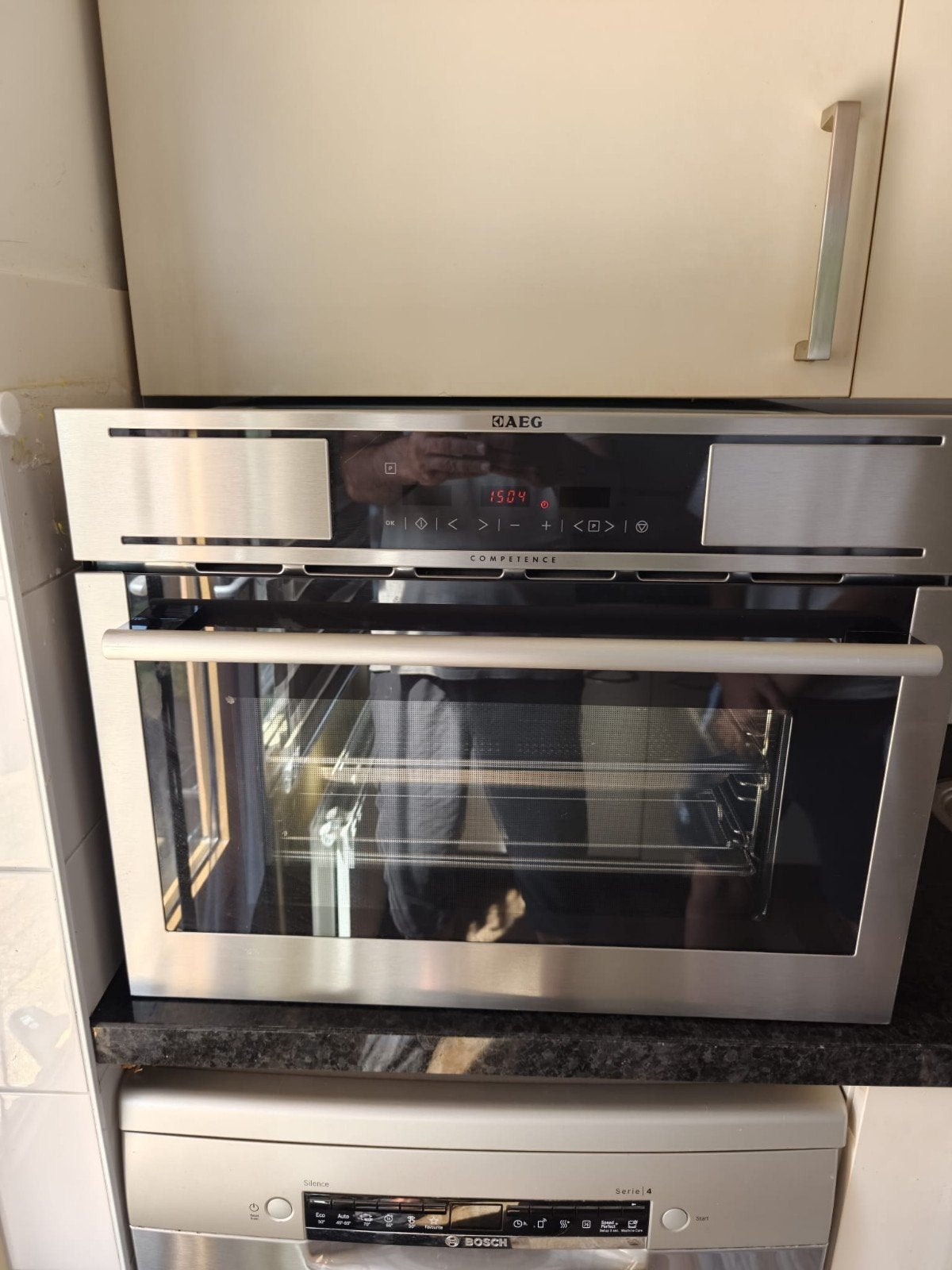 AEG inbouw Heteluchtoven, Witgoed en Apparatuur, Ovens, Ophalen, 60 cm of meer, Inbouw, 55 tot 60 cm