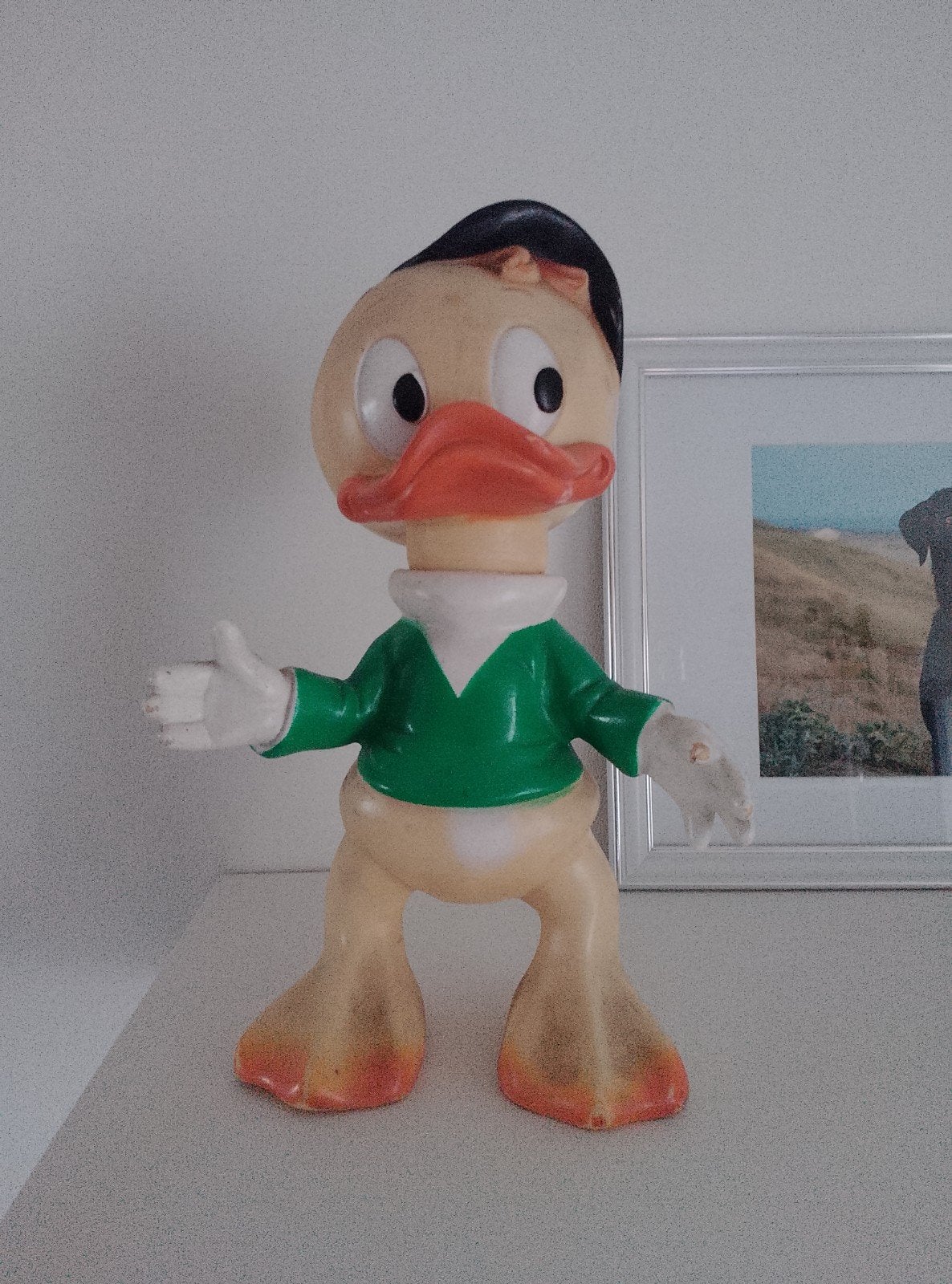 Vintage Kwik Kwek Kwak rubberen piepspeelgoed uit 1962, Ophalen of Verzenden, Gebruikt
