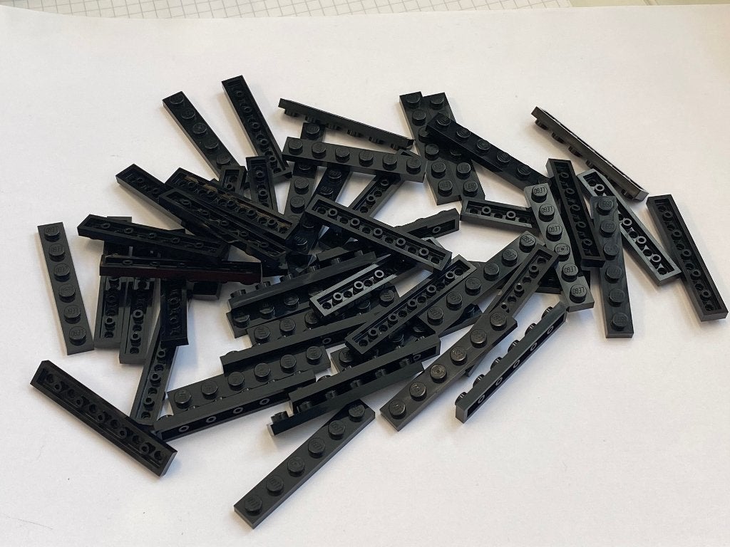 Partij 50x nieuwe 1x6 Lego plaatjes in diverse kleuren, Overige thema's, Lego, Nieuw, Ophalen of Verzenden