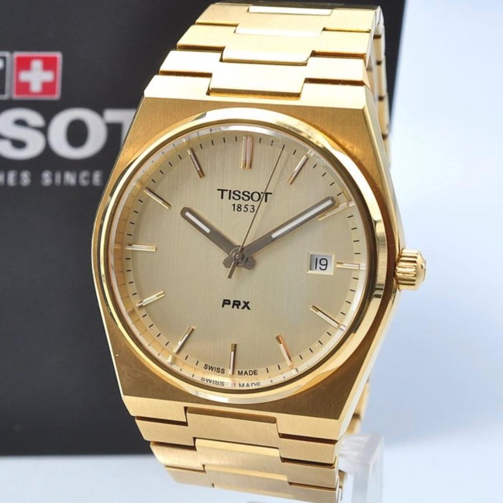 Tissot PRX heren horloge, Sieraden, Tassen en Uiterlijk, Overige merken, Staal, Staal, Polshorloge