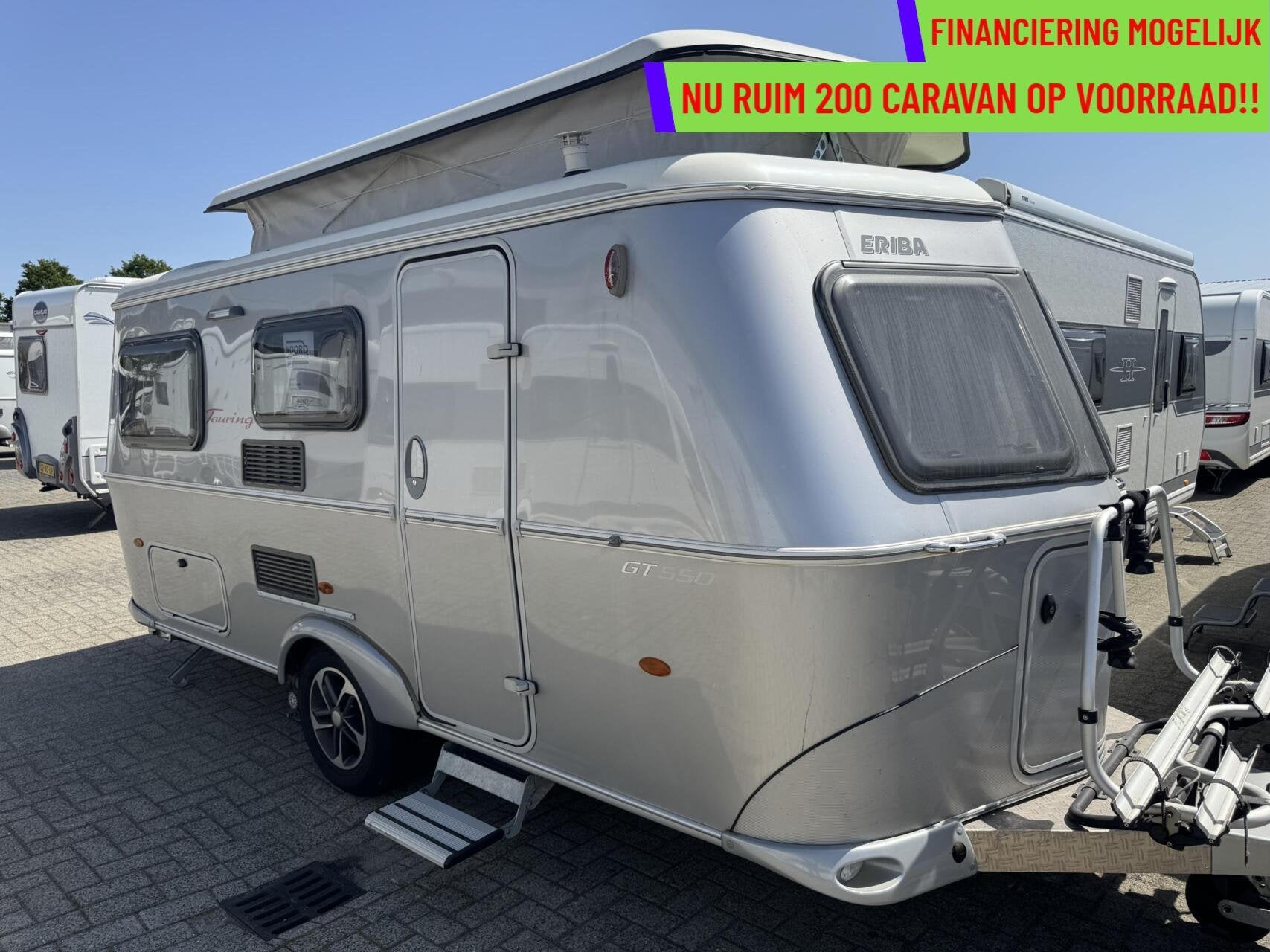 Eriba TROLL 550, DWARSBED, TREINZIT, MOVER, FIETSENDRAGER, Mover, Bedrijf, Treinzit, Tot en met 3
