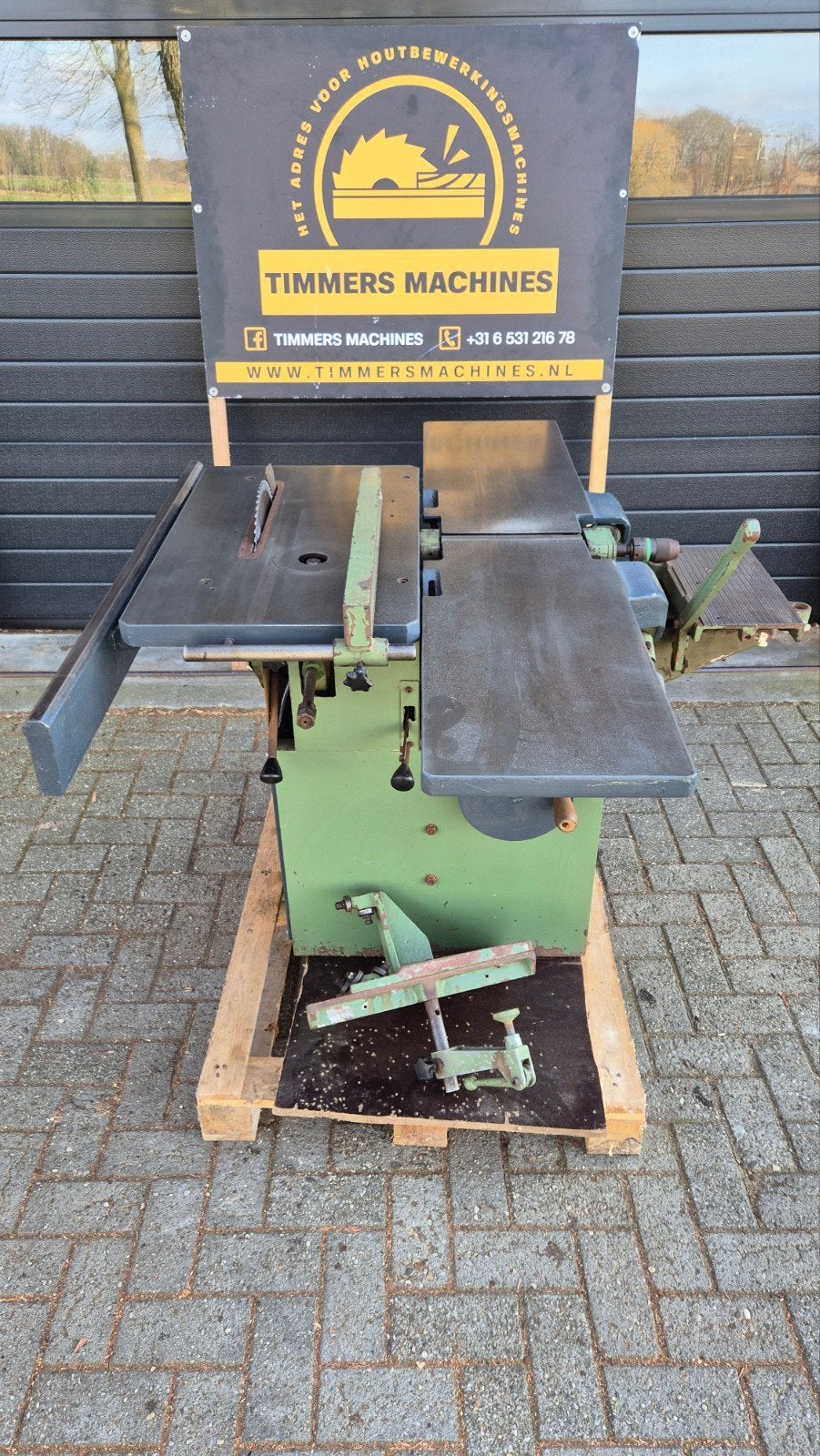 Combinatiemachine 5-1 vandiktebank zaagmachine freesmachine, Ophalen of Verzenden