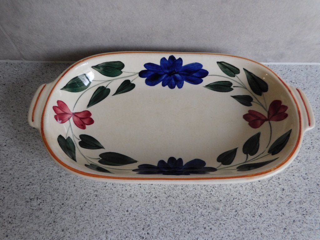 Schaal 24x13 cm. Boerenbont 418 Société Céramique Maestricht, Ophalen of Verzenden