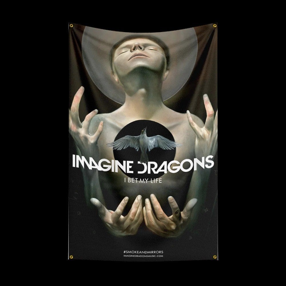 Grote vlaggen Imagine Dragons (150x90cm), Ophalen of Verzenden, Nieuw