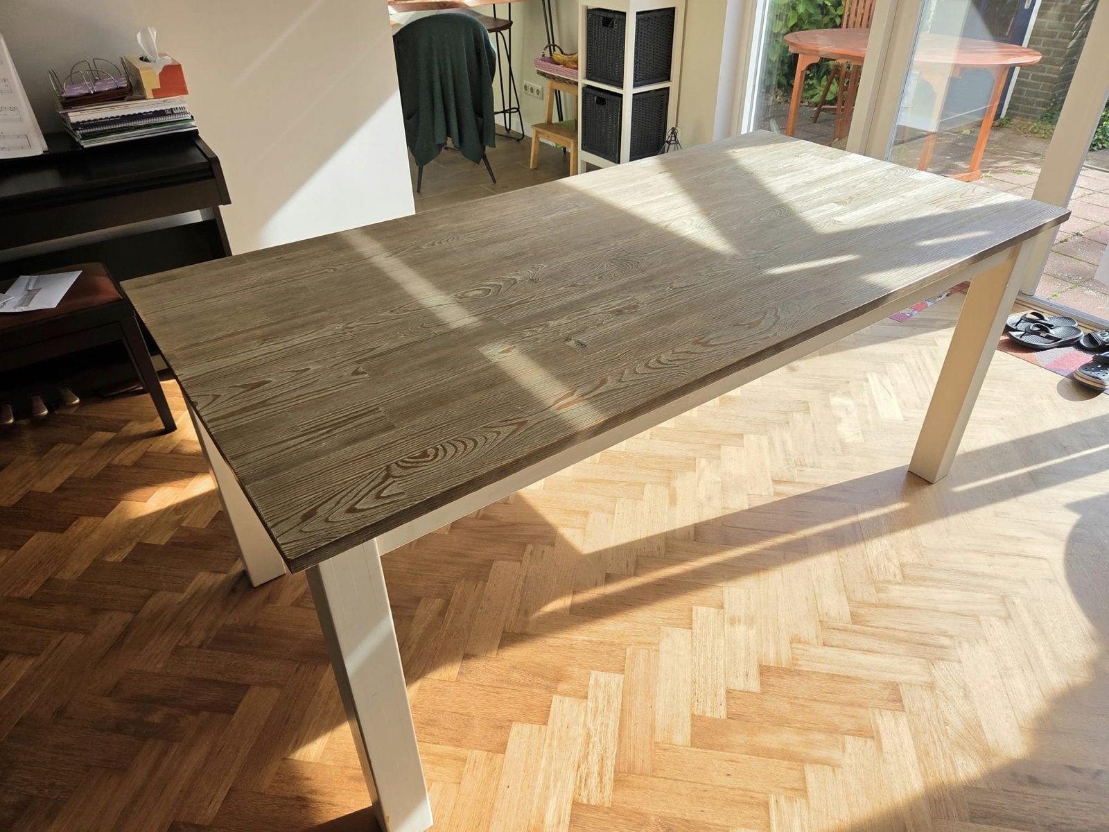 Eettafel Florence - Stijlvol en Ruim, Ophalen, Gebruikt, 100 tot 150 cm, Vijf personen of meer