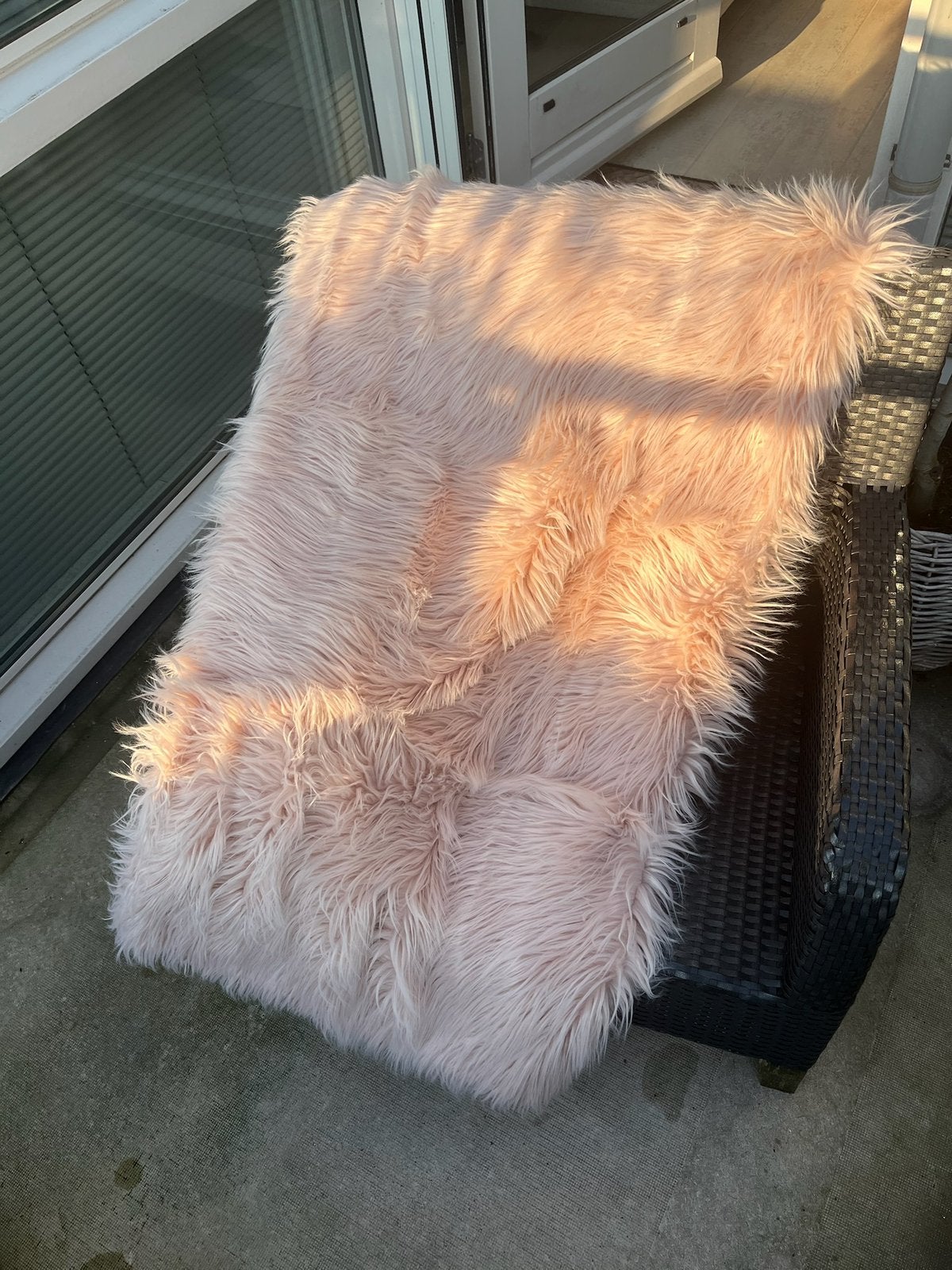 Te koop: Rivièra Maison roze plaid Balance, Huis en Inrichting, Ophalen of Verzenden, Nieuw, Plaid, Roze