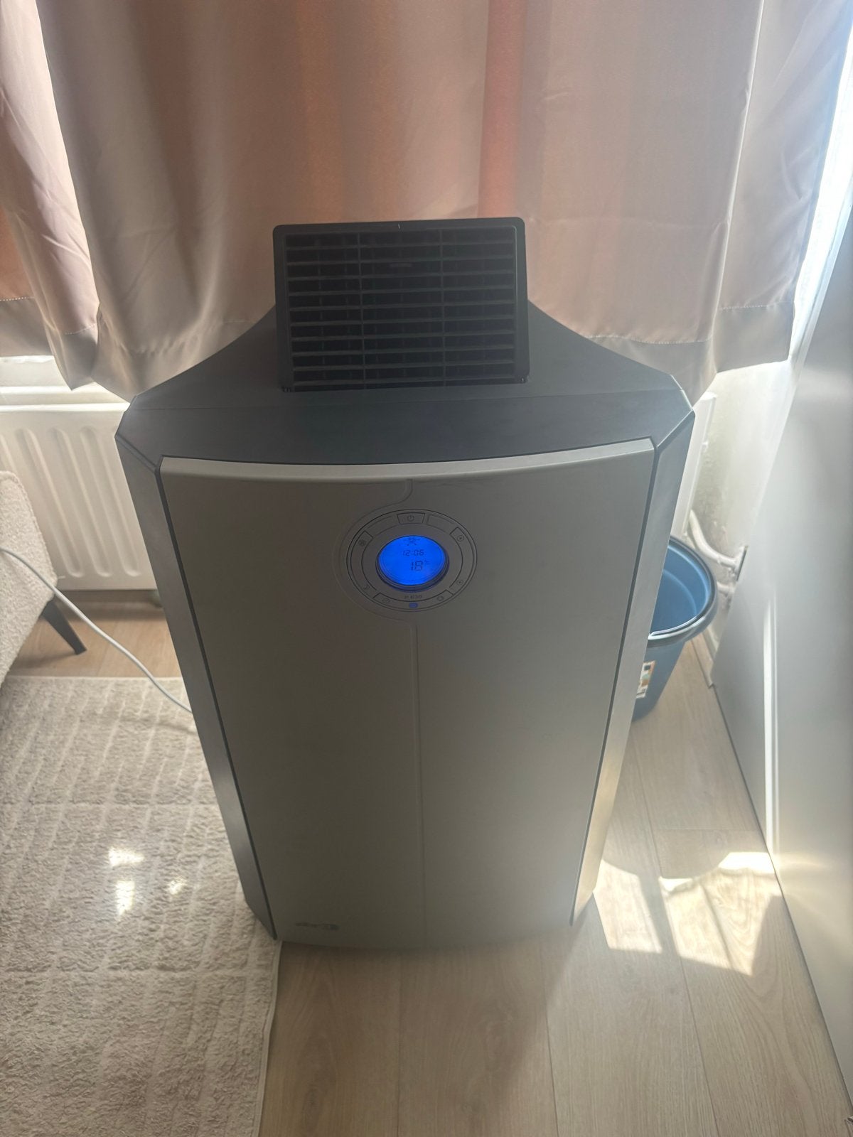 13300BTU Zibro Mobiele Airco, Witgoed en Apparatuur, Airco's, Gebruikt, Mobiele airco, Minder dan 60 m³, 3 snelheden of meer, Koelen en Ontvochtigen