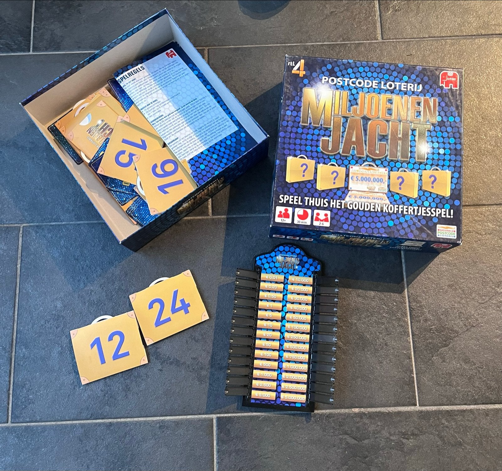 Postcode Loterij Miljoenenjacht Bordspel, Drie of vier spelers, Ophalen of Verzenden, Gebruikt