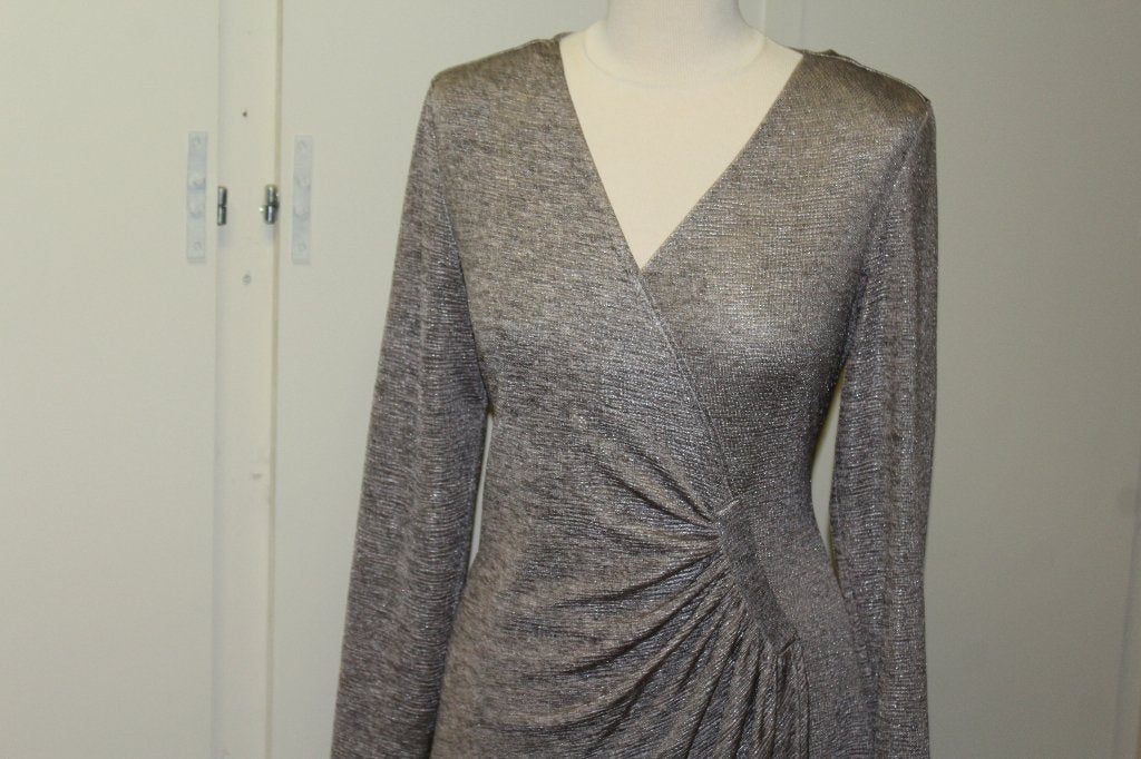 Joseph Ribkoff prachtig chique beige/glans jurk mt 38/40, ., Beige, Joseph Ribkoff, Ophalen of Verzenden