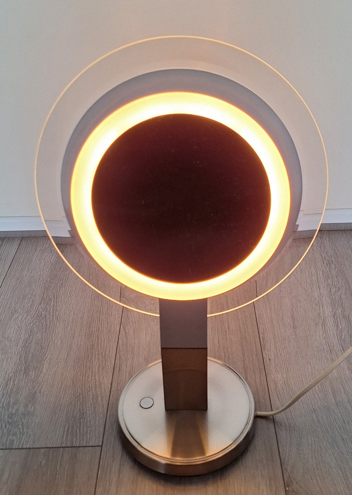 spiegel tafelmodel met verlichting, Ophalen of Verzenden, Rechthoekig, Minder dan 50 cm, Minder dan 100 cm
