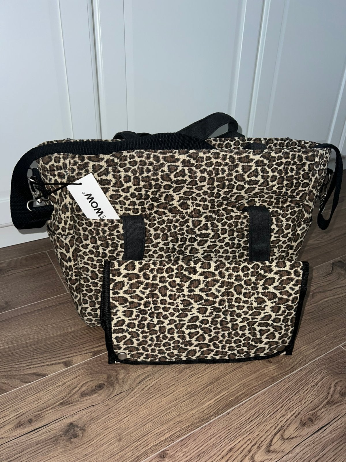 Nieuwe luiertas met kaartjes, Kinderen en Baby's, Verzorgingstas, Bruin, Overige merken, Nieuw