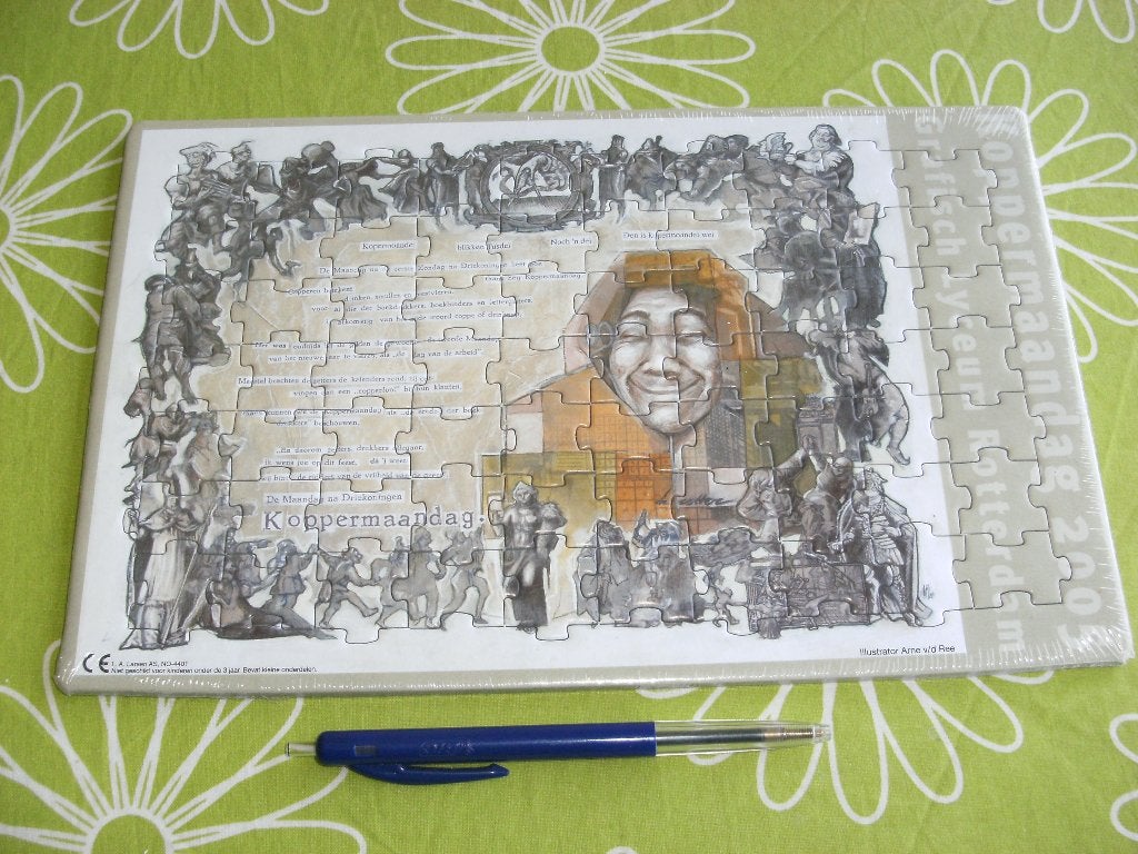 Nieuw in seal: Puzzel Koppermaandag 2005 Rotterdam, Ophalen of Verzenden, Minder dan 500 stukjes, Nieuw, Legpuzzel