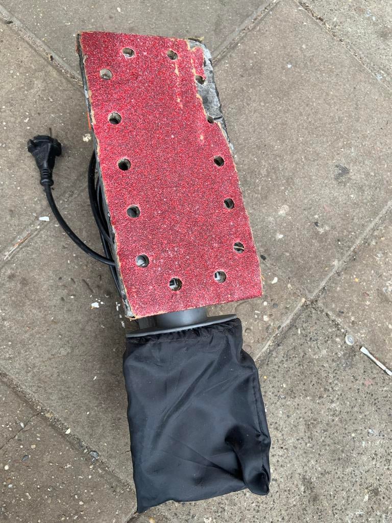 Kinzo Vlakschuurmachine 280W - Gebruikt, Doe-het-zelf en Verbouw, Gereedschap | Schuurmachines, Ophalen of Verzenden, Gebruikt