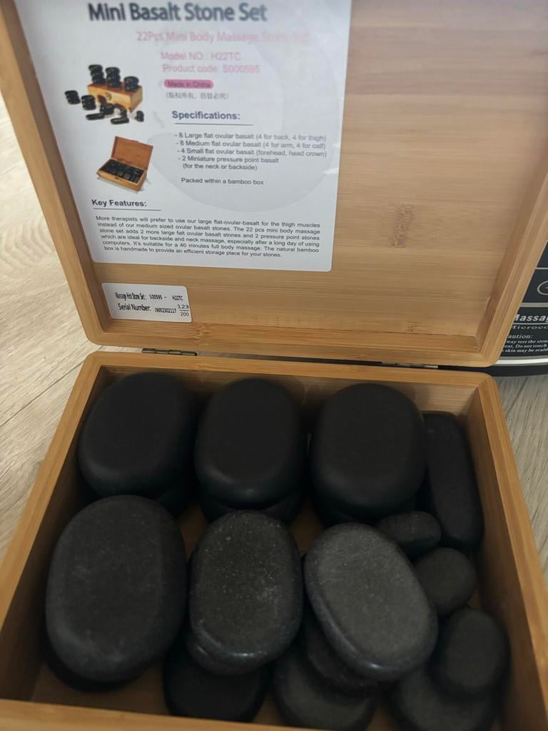 Hot stone massage set nieuw, Ophalen of Verzenden, Nieuw, Dumbbell