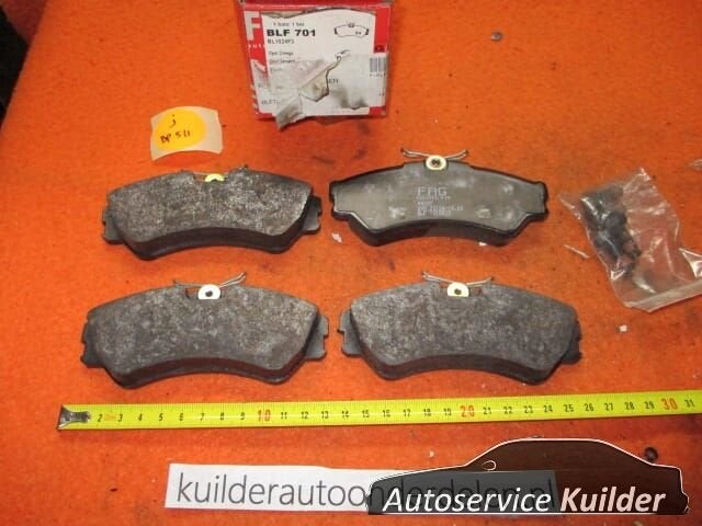 Remblokken voorzijde T4 BP511 blf701 701615151  36752, -, Volkswagen, -, Nieuw