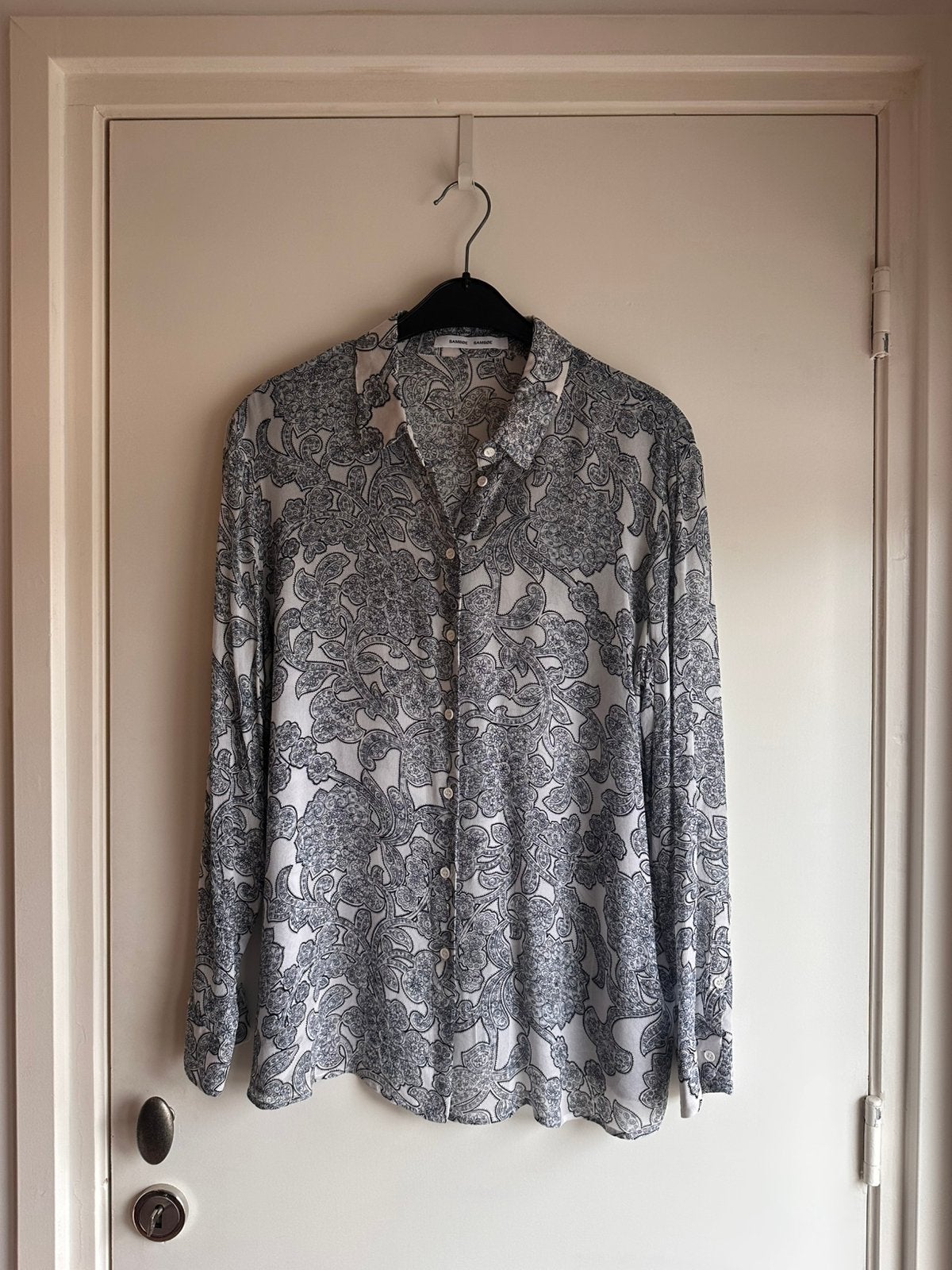 Samsøe Samsøe Milly NP Paisley Blouse - Maat L - ZGAN, Kleding | Dames, Ophalen of Verzenden, Zo goed als nieuw, Maat 42/44 (L)