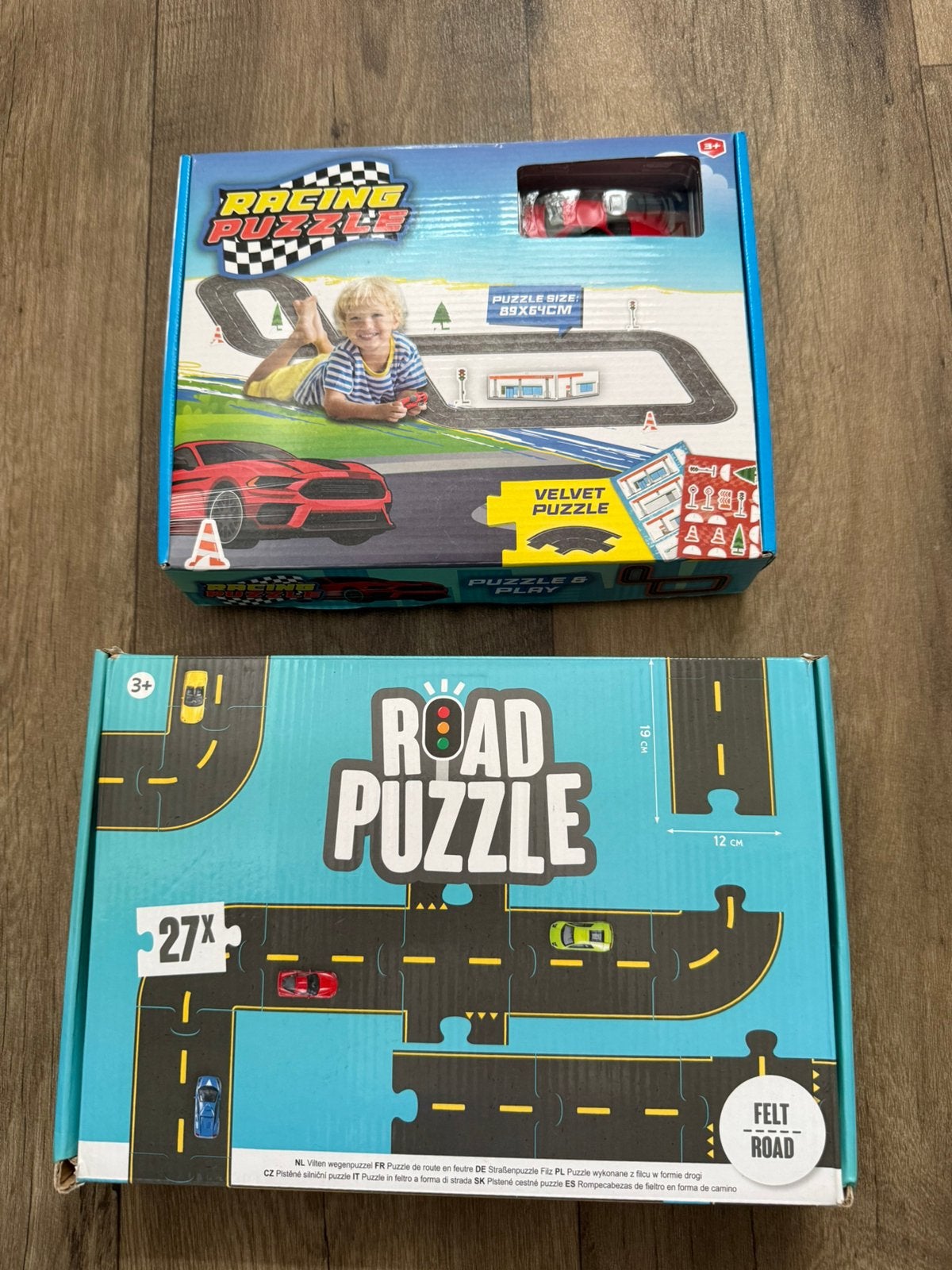 Racing puzzle (auto banen), Ophalen of Verzenden, Gebruikt