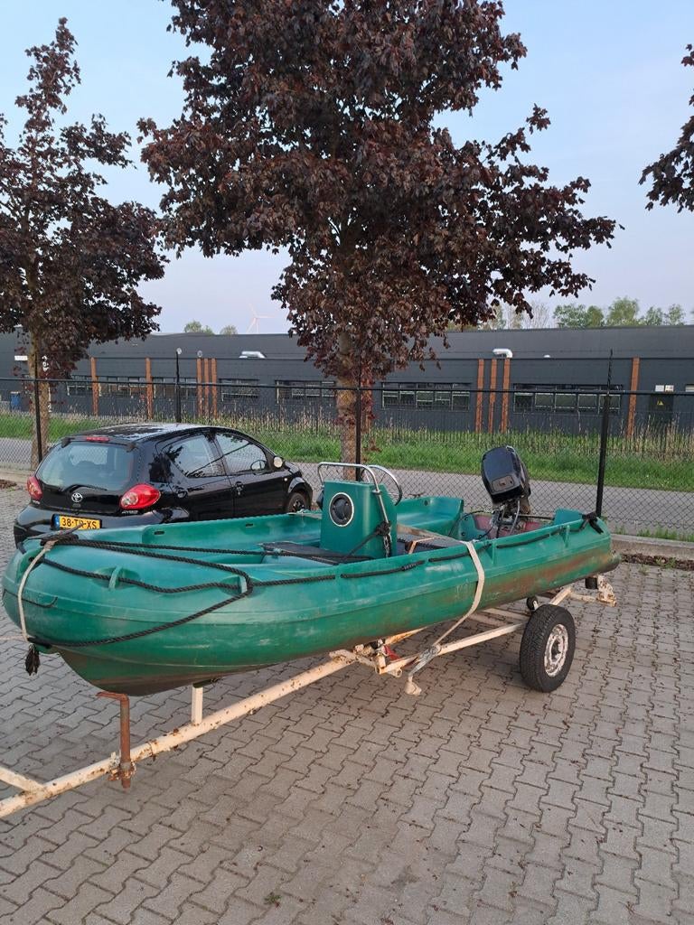 Whaly boot model met stuur rib rubberboot consoleboot polyet, Watersport en Boten, Suppen, SUP-boards, Ophalen of Verzenden
