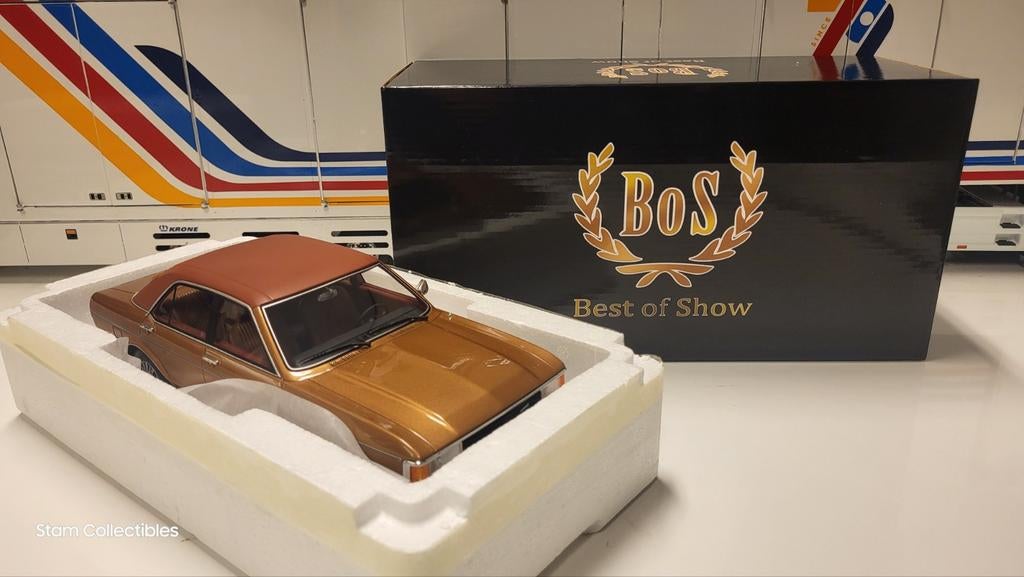 BoS Models Ford Granada MK1 Gold / Brown Metallic, Overige merken, Auto, Ophalen of Verzenden, Zo goed als nieuw