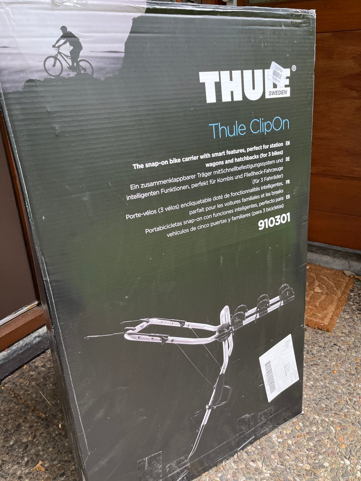 Thule ClipOn fietsendrager voor 3 fietsen - Nieuw in doos, Ophalen, Nieuw