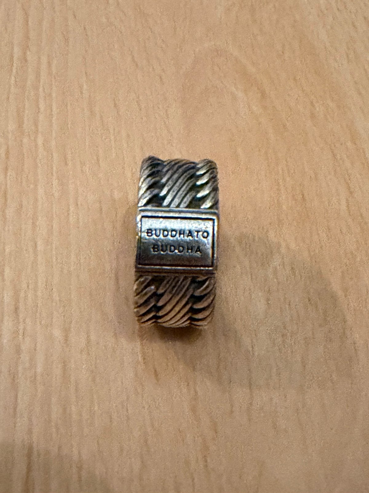 Buddha to Buddha ring - Edwin - maat 17, Sieraden, Tassen en Uiterlijk, Ringen, Ophalen of Verzenden, Zo goed als nieuw, 17 tot 18