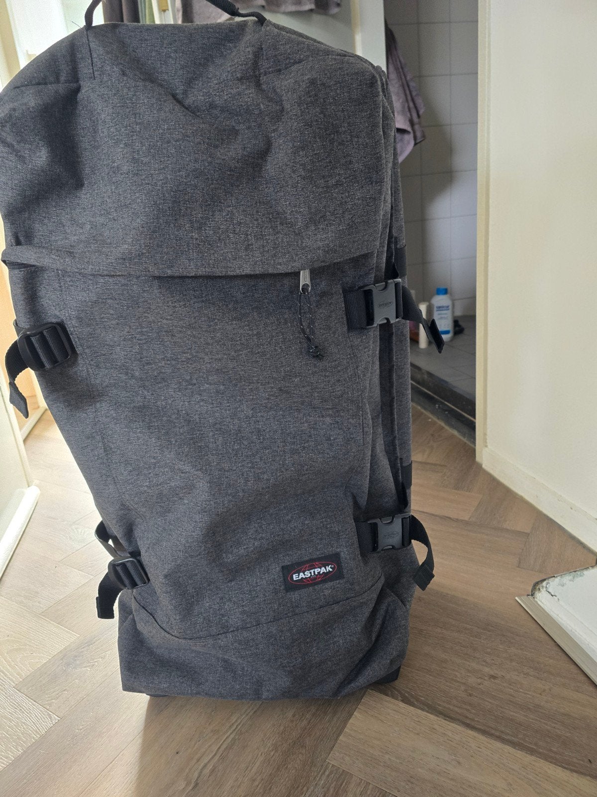 Eastpak Tranverz L Reistas / Koffer op wielen – Black Denim, Sieraden, Tassen en Uiterlijk, Ophalen