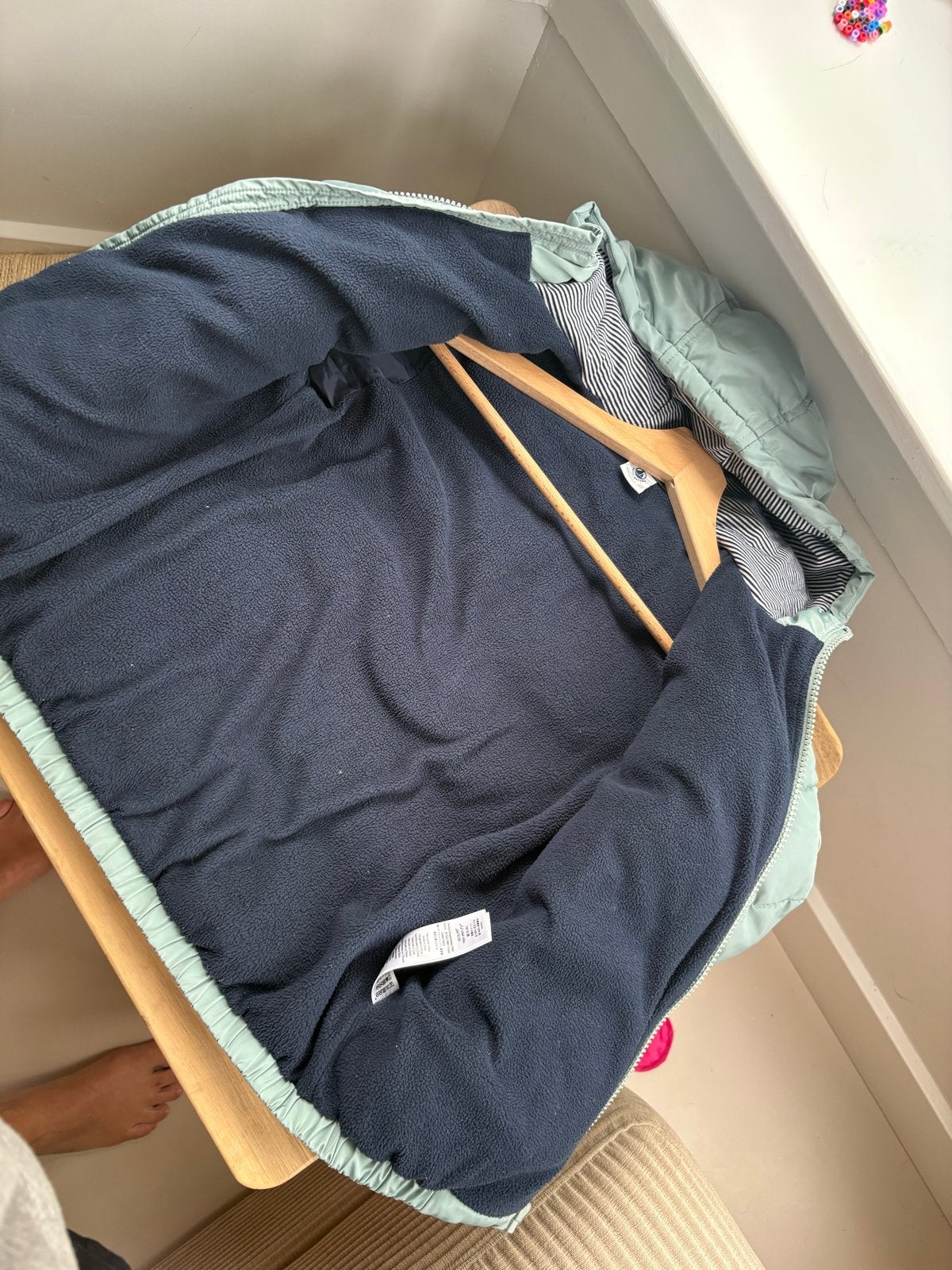 Petit Bateau winterjas, maat 116 (6 jaar), Kinderen en Baby's, Kinderkleding | Maat 116, Ophalen, Gebruikt, Jongen of Meisje, Jas