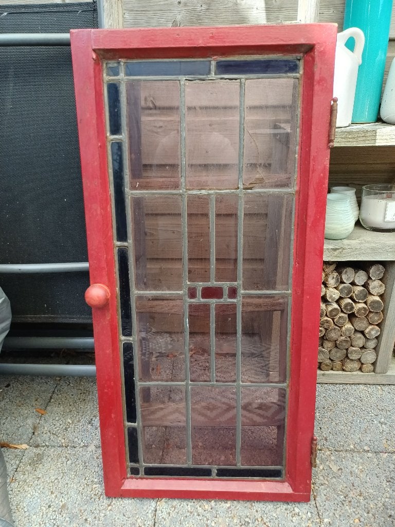 Glas in lood ramen, Antiek en Kunst, Curiosa en Brocante, Ophalen
