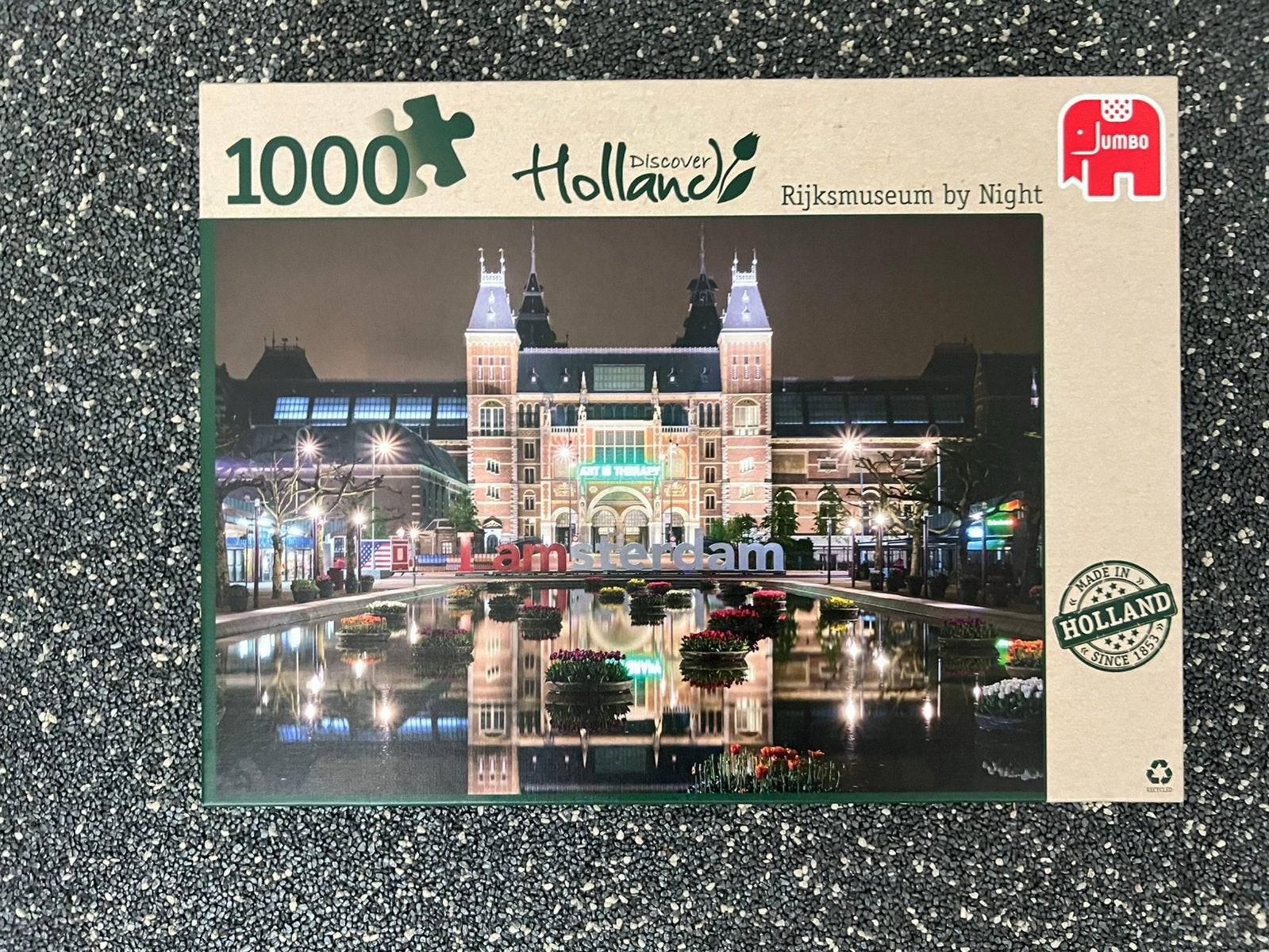 Nieuw Jumbo puzzel 1000 stukjes Rijksmuseum by night, Ophalen of Verzenden, 500 t/m 1500 stukjes, Zo goed als nieuw