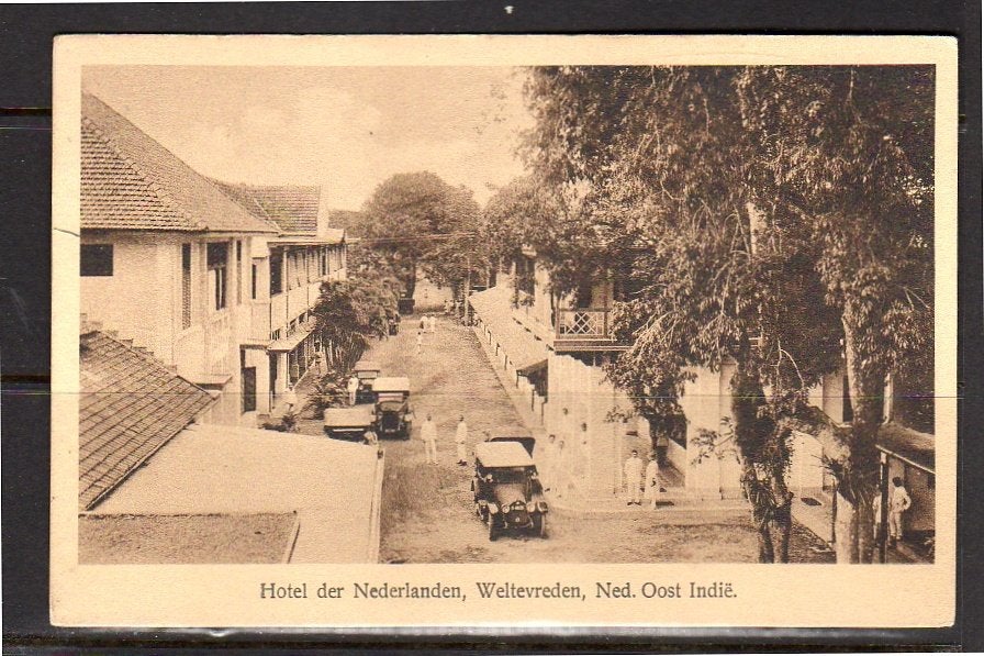 Ned Indië  Hotel der Nederlanden in Weltevreden oldtimers, Ophalen, Voor 1920, Buiten Europa