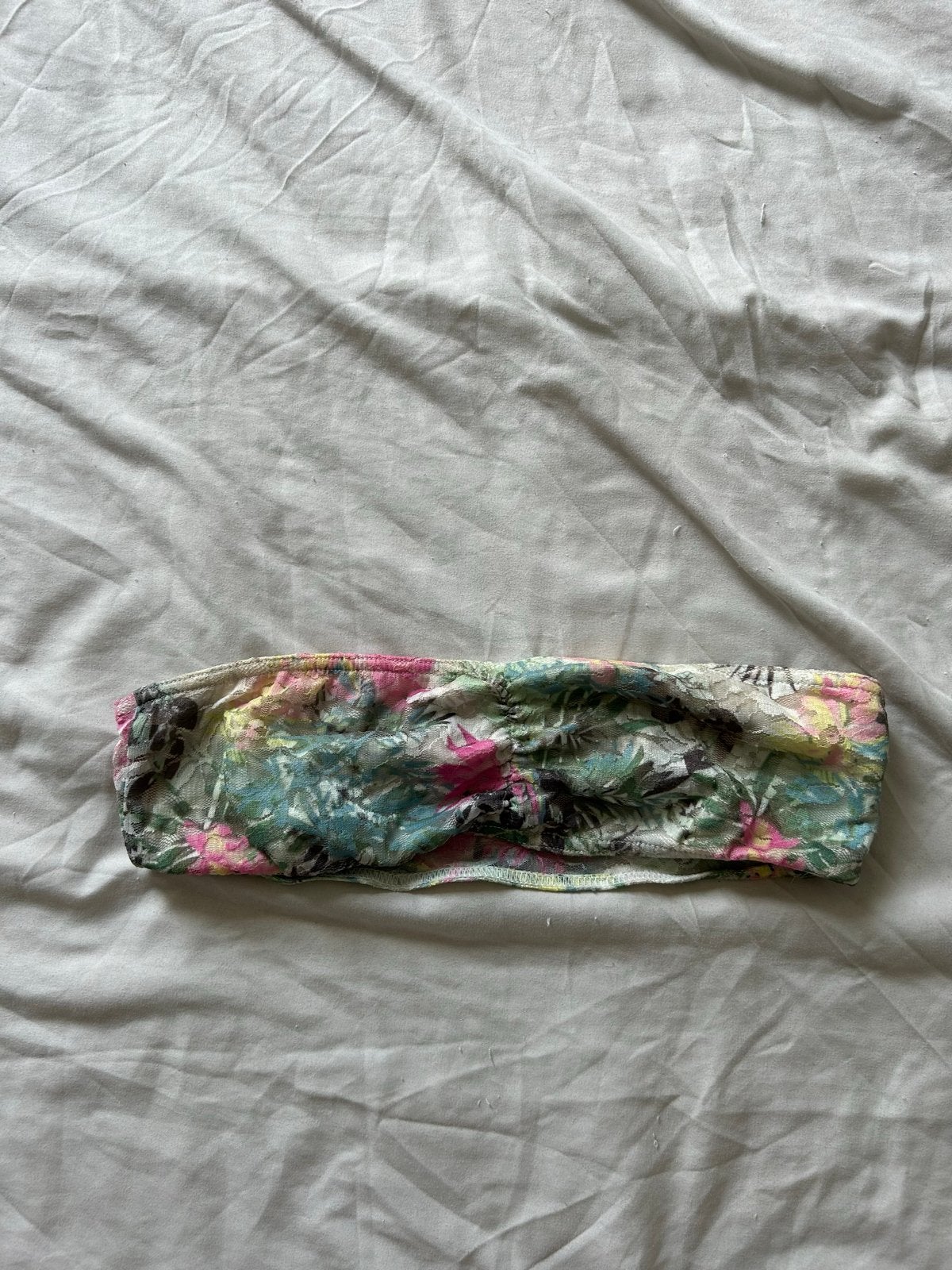 Coolcat Bandeau Top - Bloemenprint, Kleding | Dames, Maat 38/40 (M), Meerkleurig, Ophalen of Verzenden, Zonder mouw