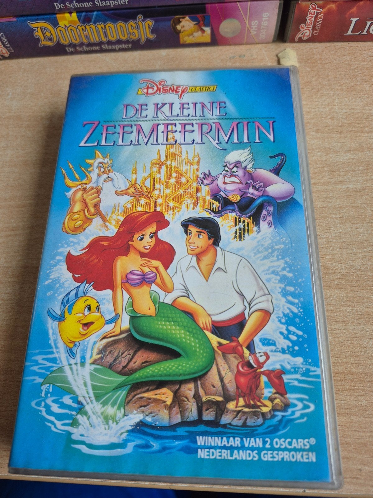De Kleine Zeemeermin VHS - Nederlands Gesproken Disney, Nederlands ondertiteld, Gebruikt, Alle leeftijden, Kinderfilm