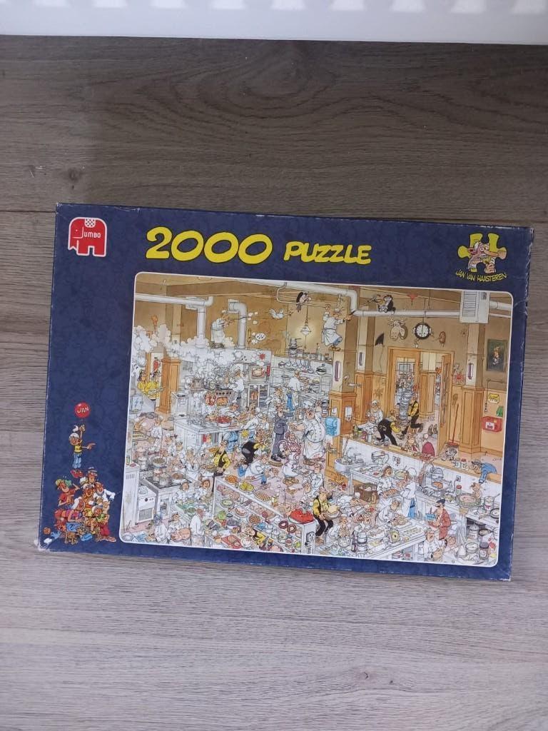 Jan van Haasteren, 2000 stukjes, Ophalen of Verzenden, Meer dan 1500 stukjes, Zo goed als nieuw, Legpuzzel