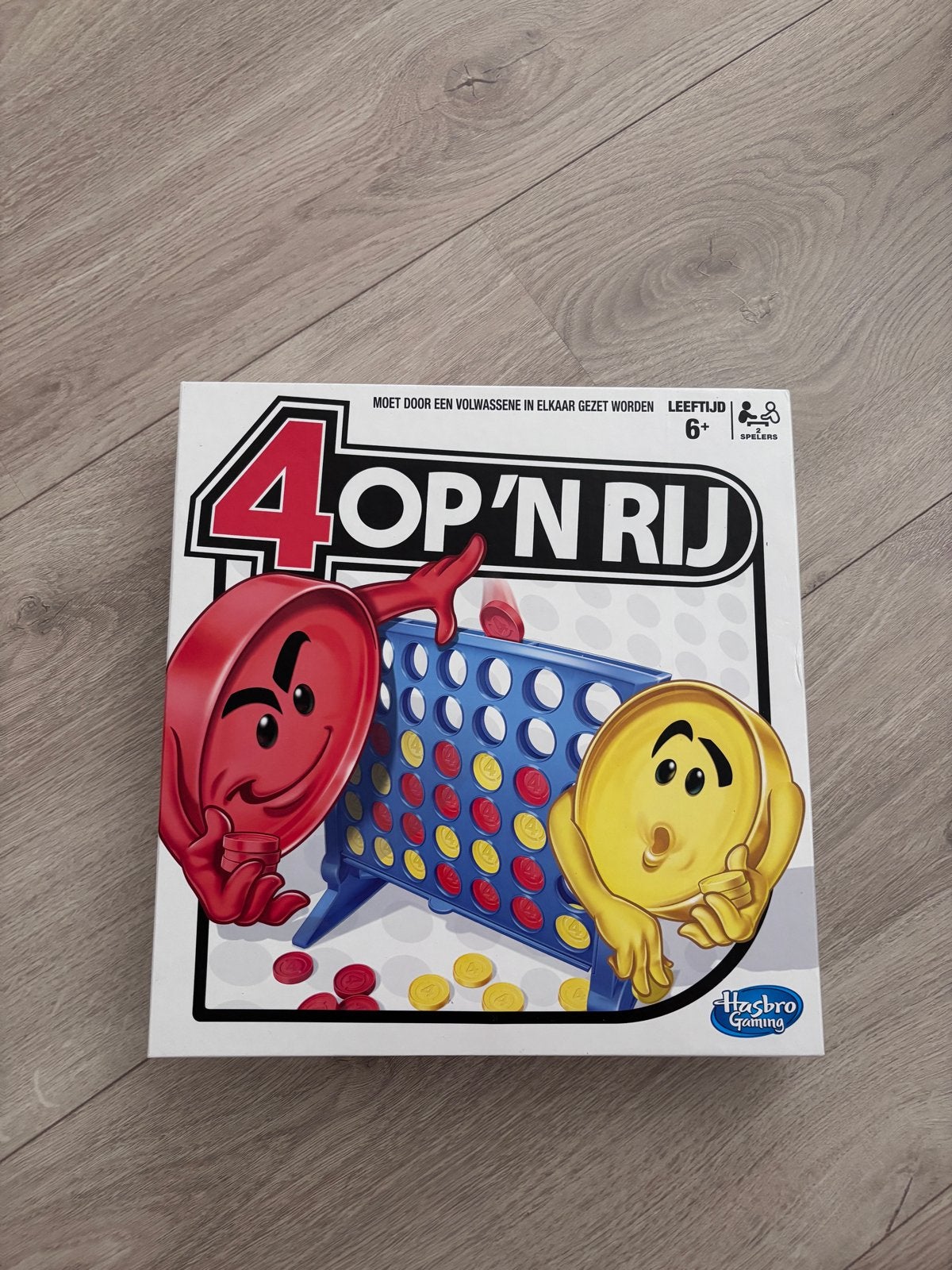 4 op 'n Rij - Klassiek Strategisch Bordspel van Hasbro, Een of twee spelers, Ophalen of Verzenden, Zo goed als nieuw, Reisspel