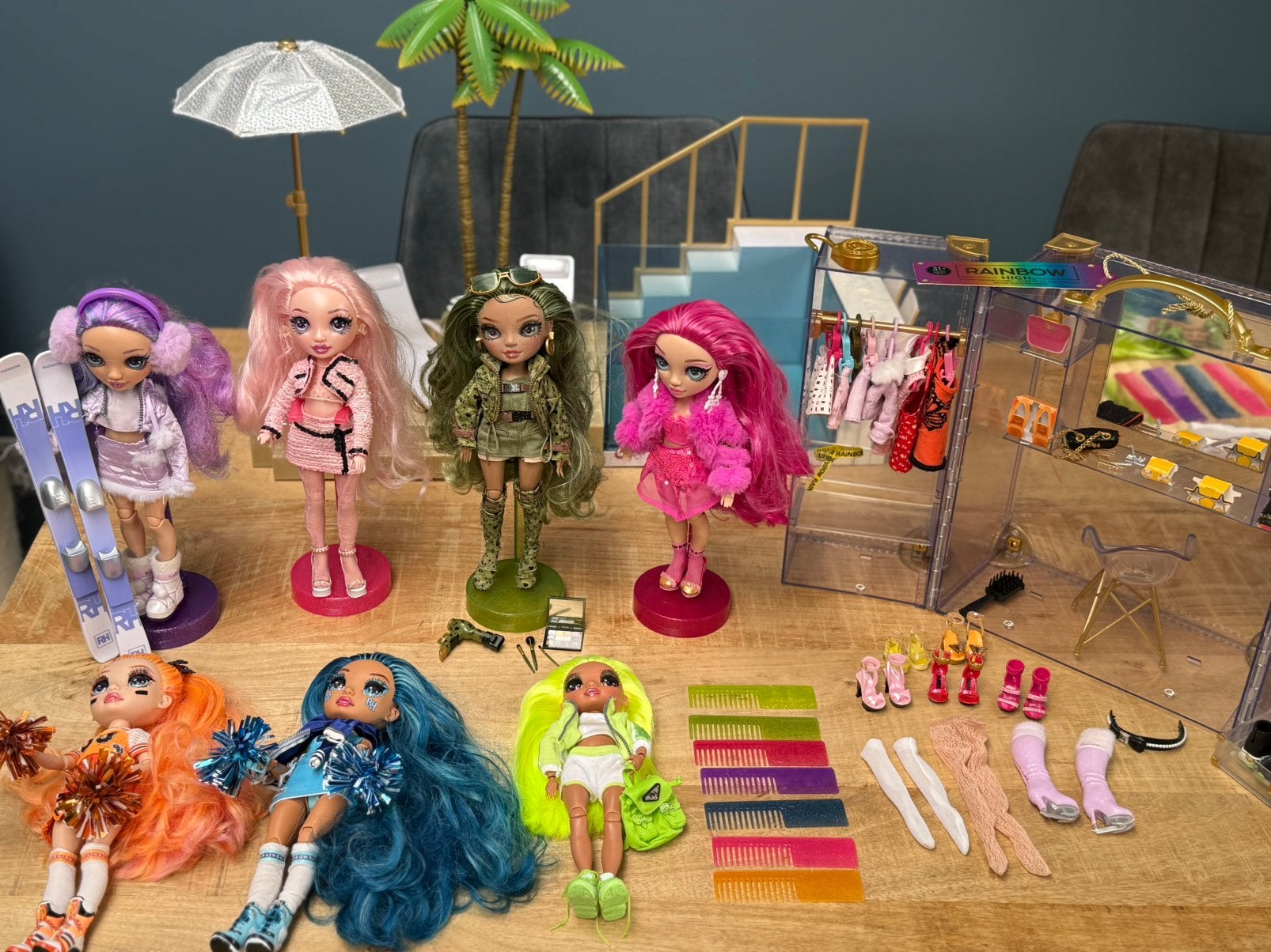 Rainbow high complete set, Ophalen, Zo goed als nieuw, Overige typen