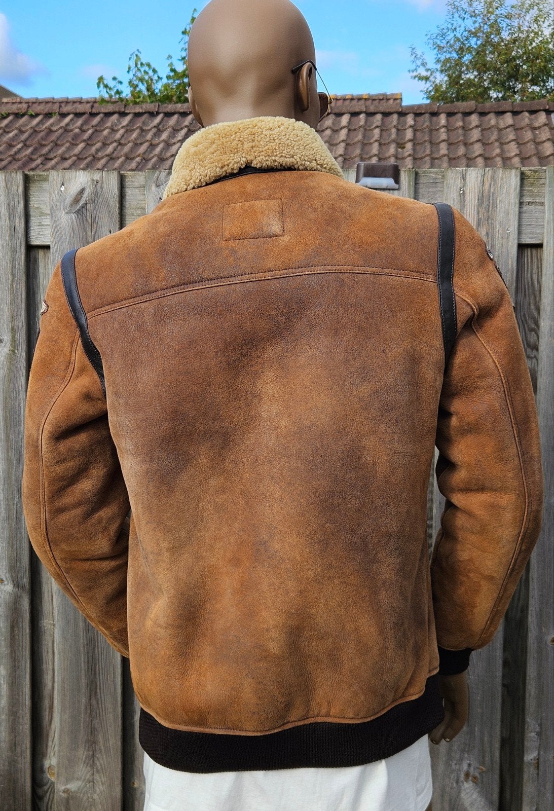 PME Legend 100% sheepskin leren lammycoat winterjas (L), Maat 52/54 (L), Meerkleurig, ., Ophalen of Verzenden