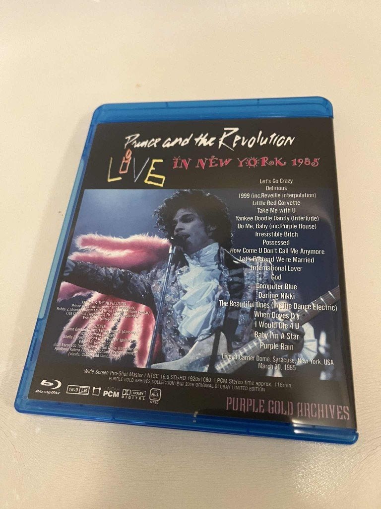 Prince & The Revolution - Live In New York 1985 (BLU-RAY), Import, Live-album, Nieuw in verpakking, Verzenden