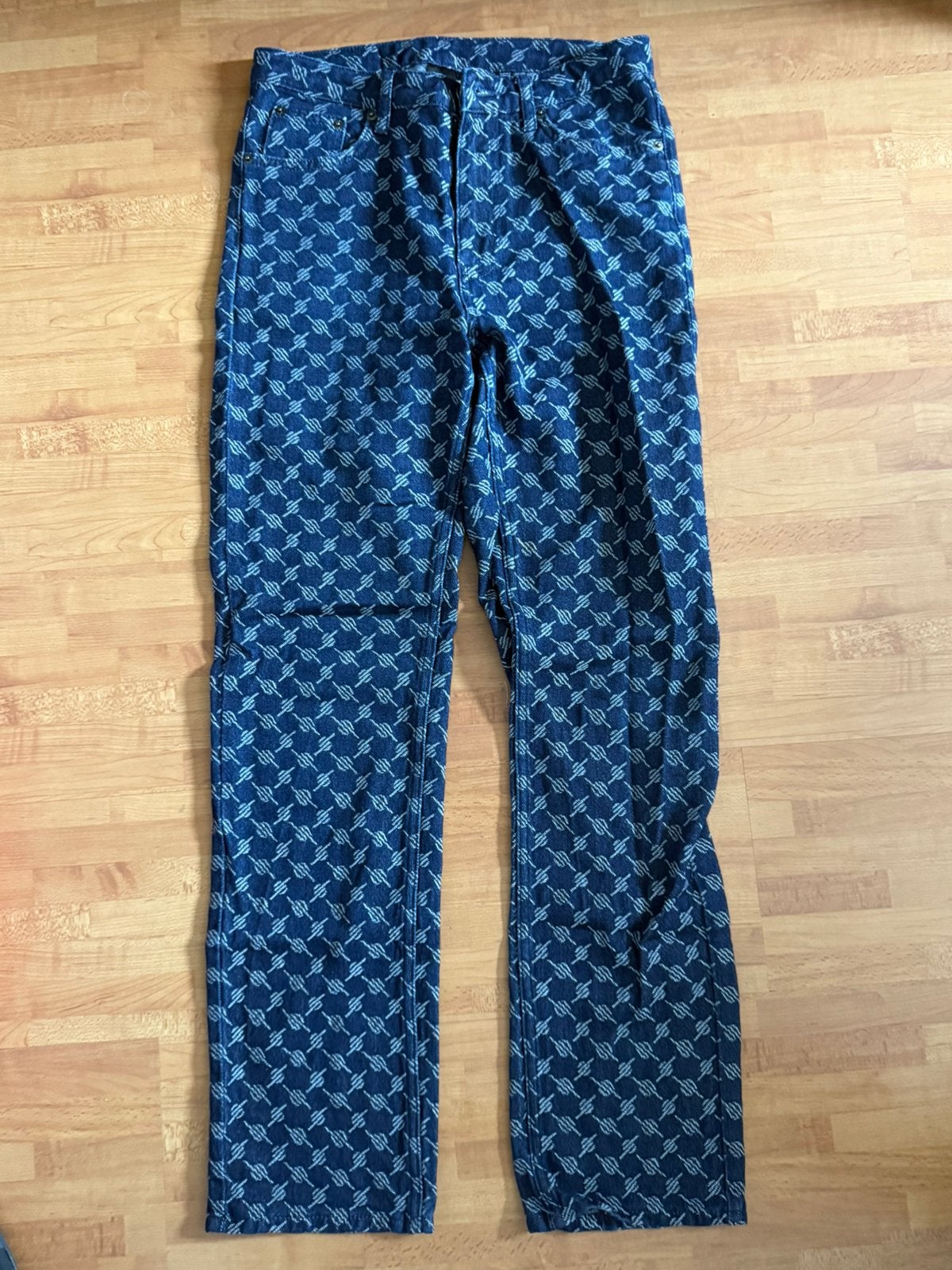 Daily Paper Ralf pants jeans spijkerbroek broek, Ophalen of Verzenden, Zo goed als nieuw, Blauw, Overige jeansmaten