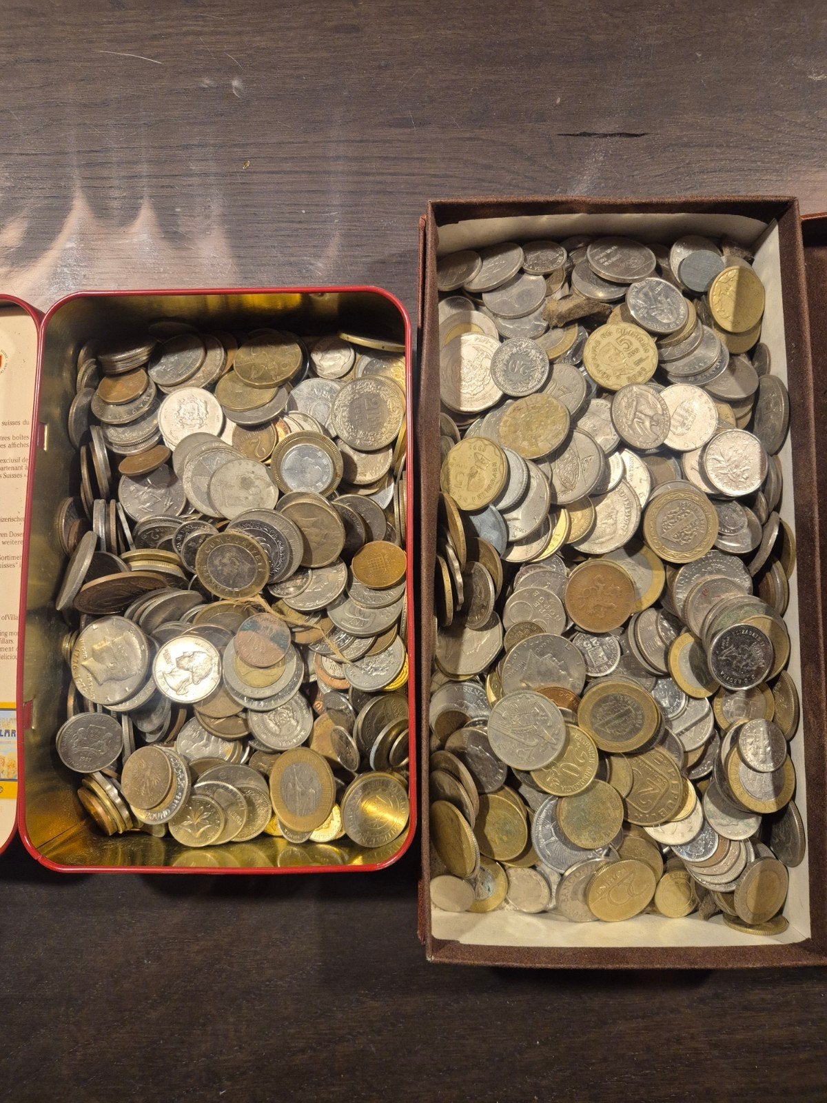 5 kg buitenlandse munten - Zoldervondst, Ophalen of Verzenden, Overige landen, Losse munt