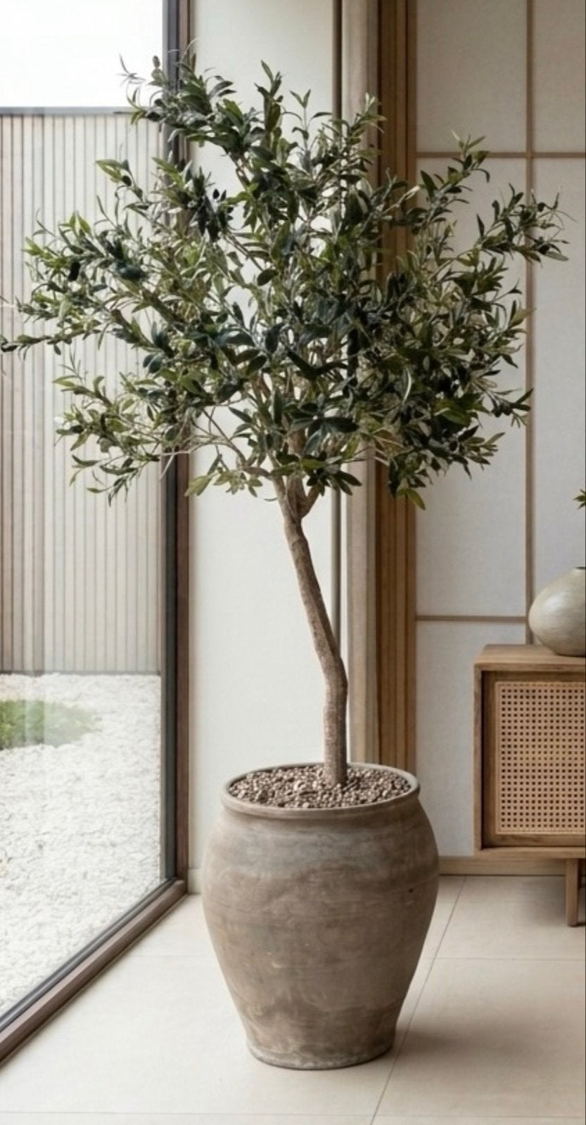 Kunst olijfboom 1.80m incl. pot, Ophalen, Binnen, Groen, Onderhoudsvrij