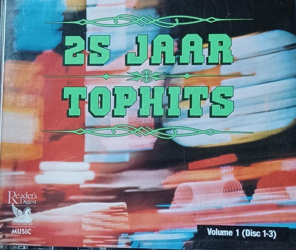 3 - CD'S 25 Jaar Tophits - 1.2.3 + Boekje, Ophalen of Verzenden, Zo goed als nieuw, Inclusief boekje