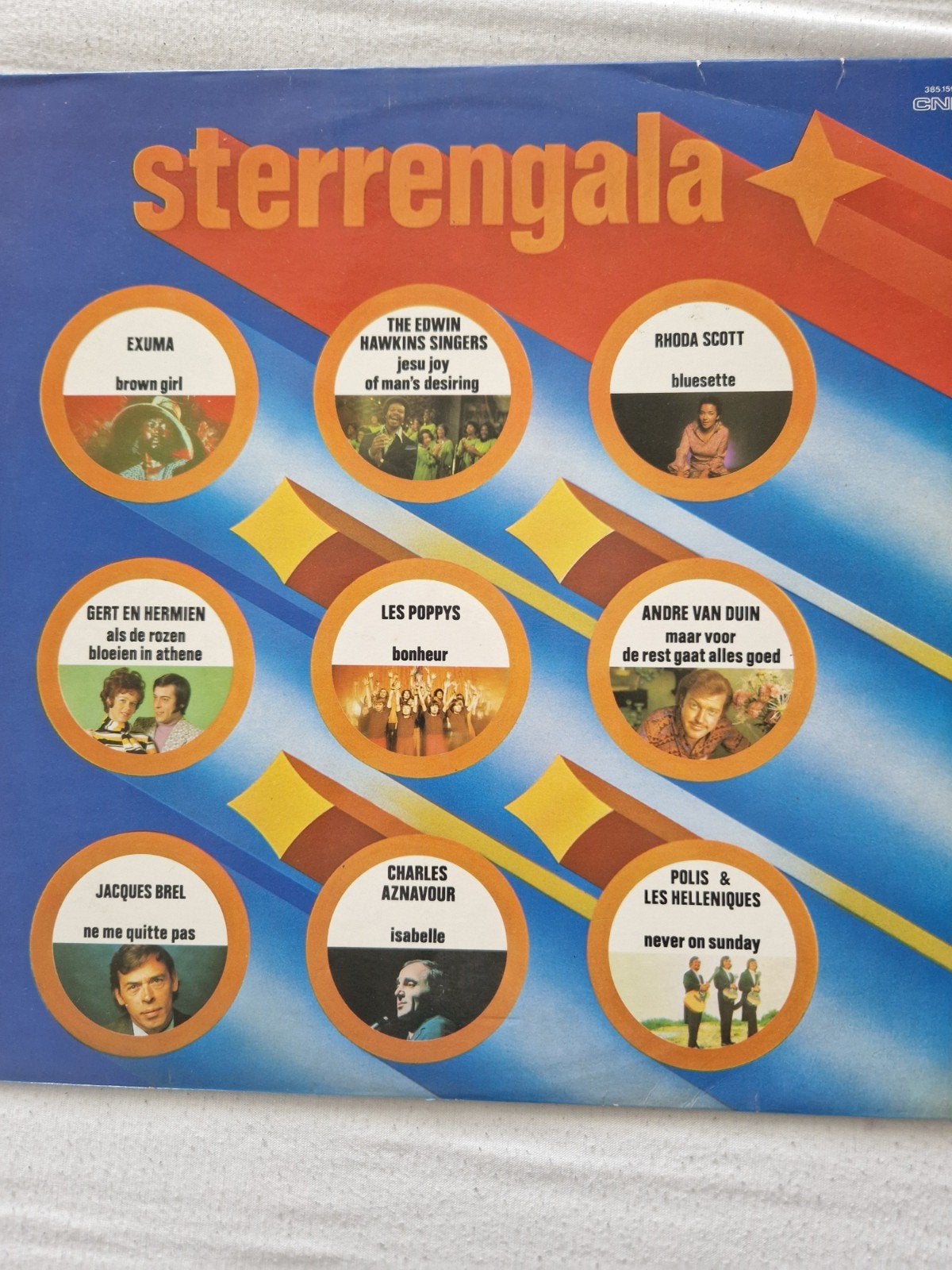 Sterrengala LP - Nederlandstalige en franse Hits, Cd's en Dvd's, LP, Gebruikt, Ophalen of Verzenden, Pop