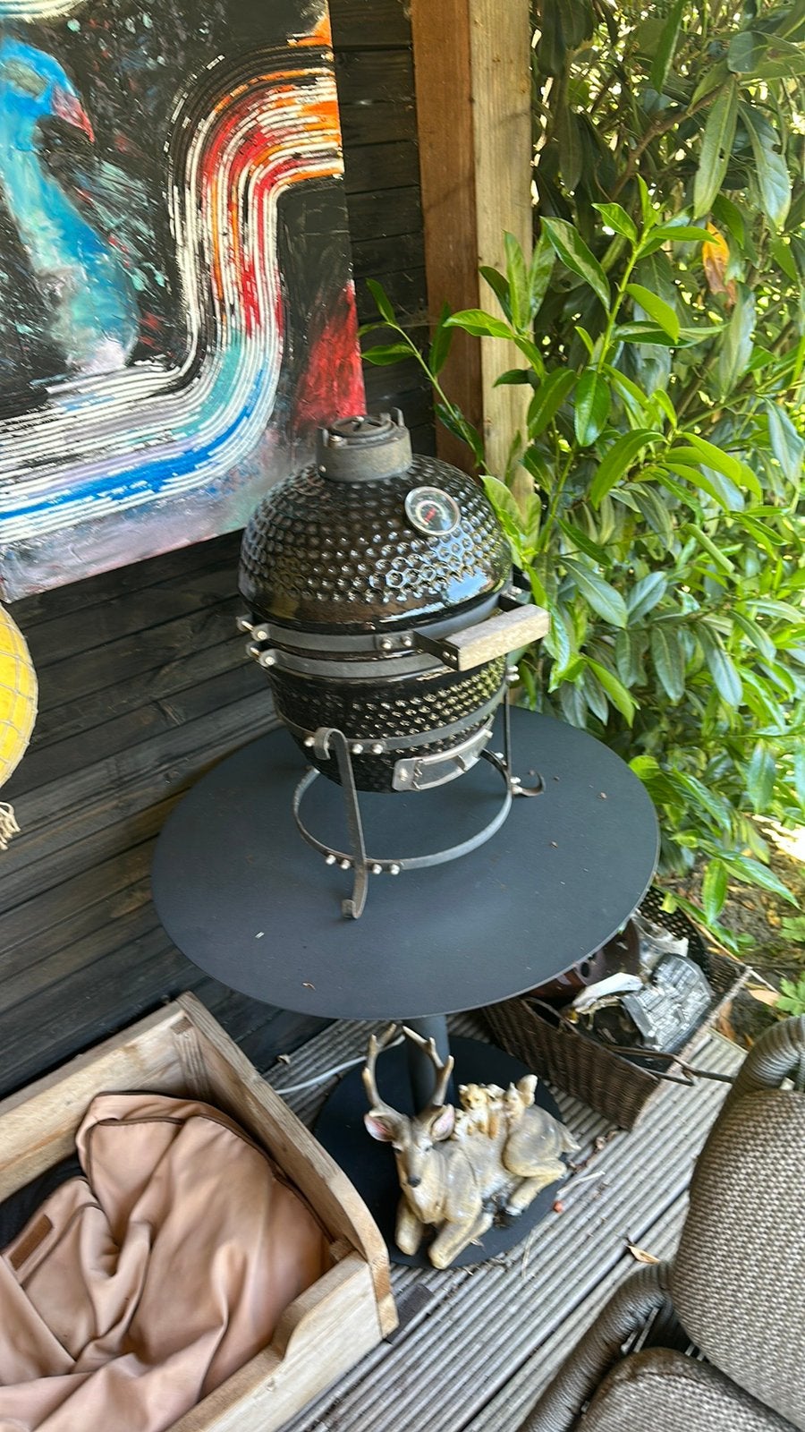 Barbecue “EGG”., Tuin en Terras, Houtskoolbarbecues, Zo goed als nieuw, Ophalen