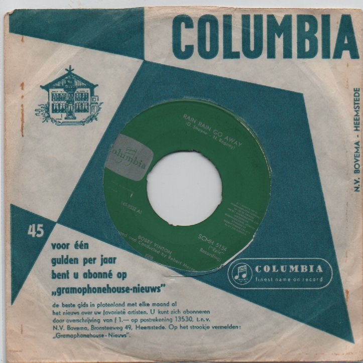 Bobby Vinton- Rain rain go away/ Over and over
