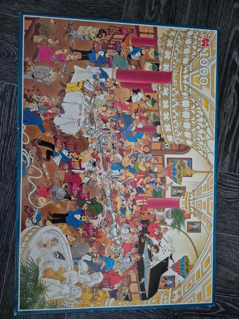 Jan van Haasteren Legpuzzel 1000 stukjes De bruiloft., Ophalen of Verzenden, 500 t/m 1500 stukjes, Gebruikt, Legpuzzel