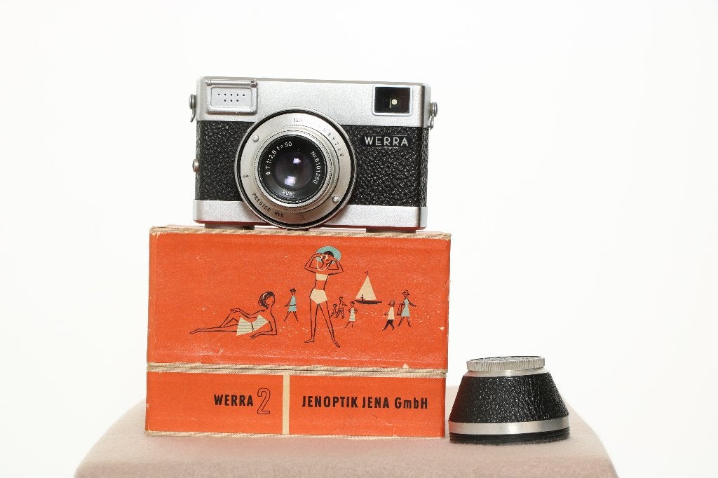 Uitzonderlijk Mooie & Werkende Carl Zeiss Jena Werra 2, Ophalen of Verzenden, Gebruikt, Compact, Overige Merken